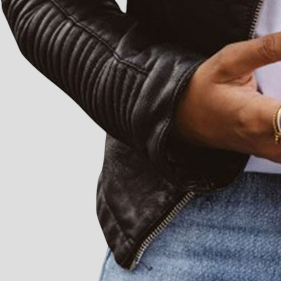 Raluca | Jachetă din piele pentru femei