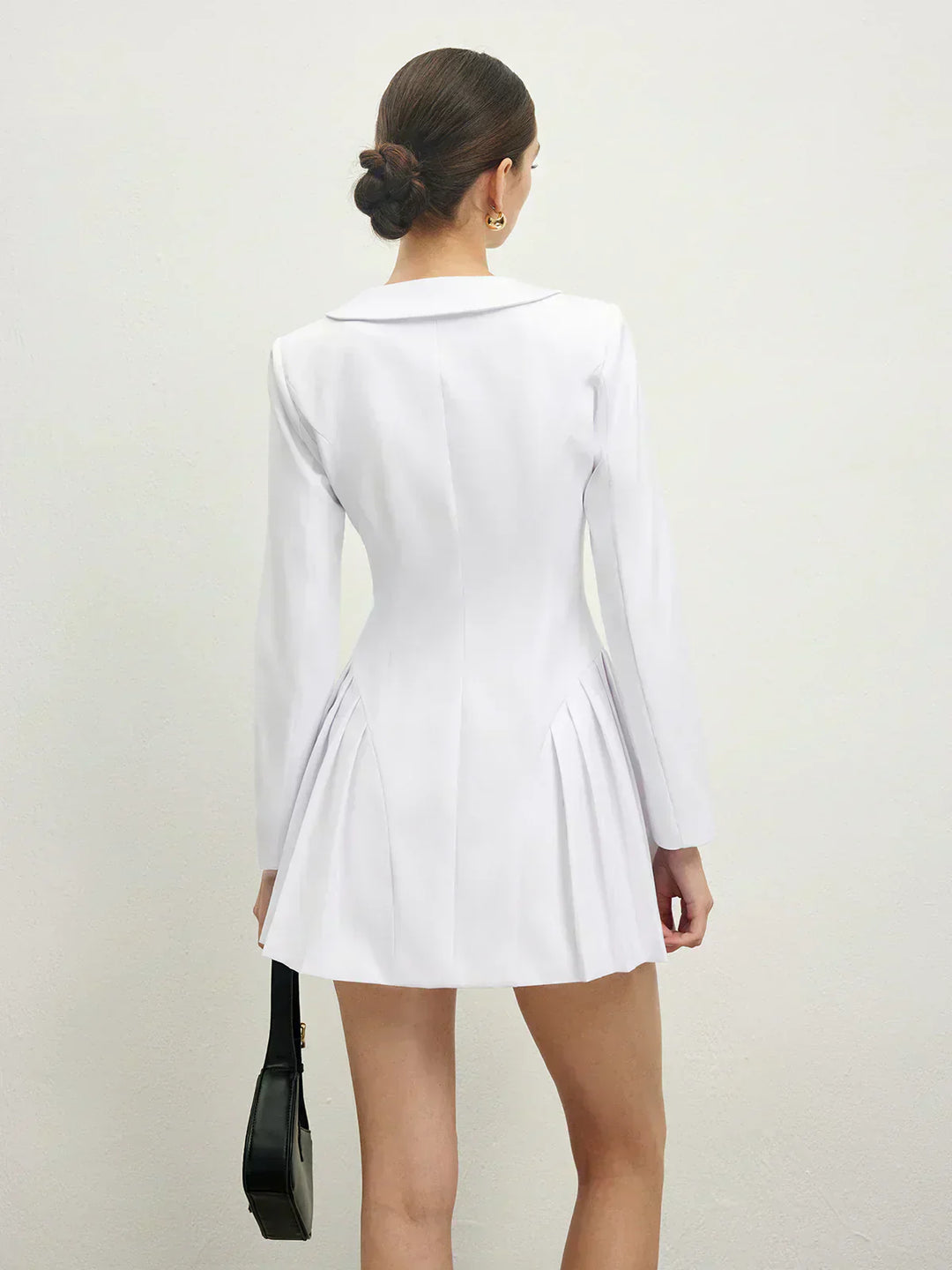 Maria - Rochie Corset Plisată cu Rever