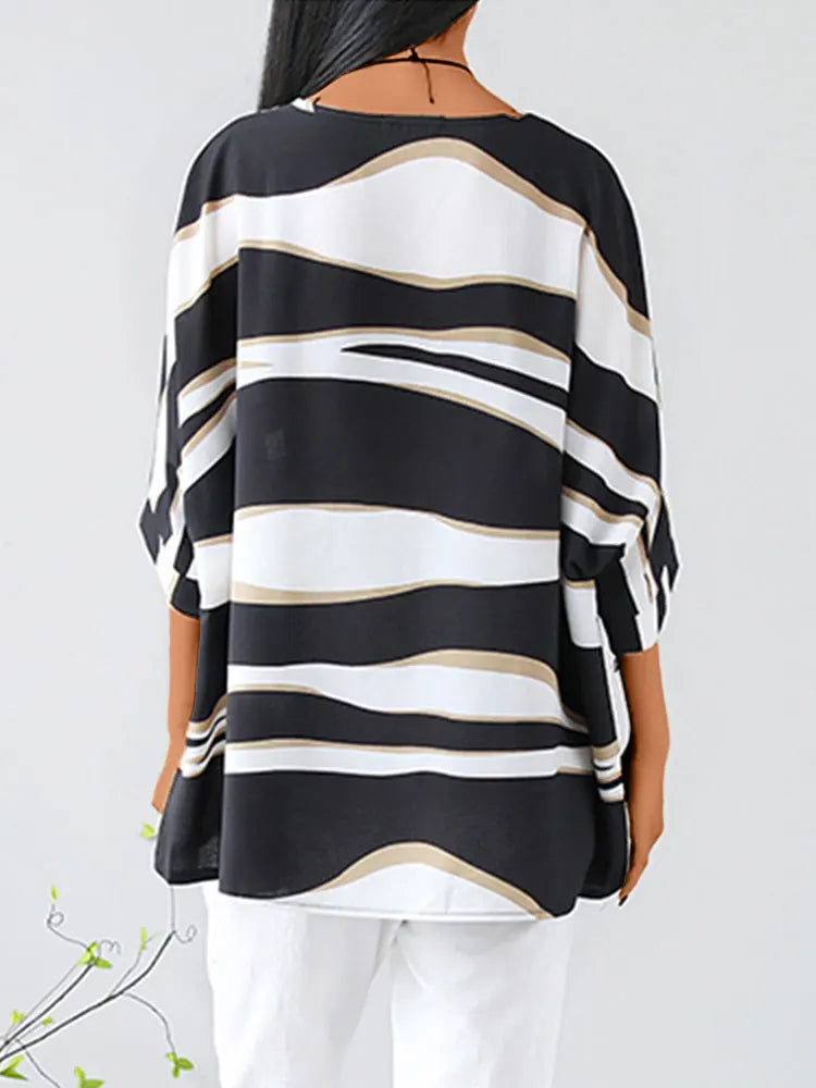 Paesyn – Bluză stilată cu guler O