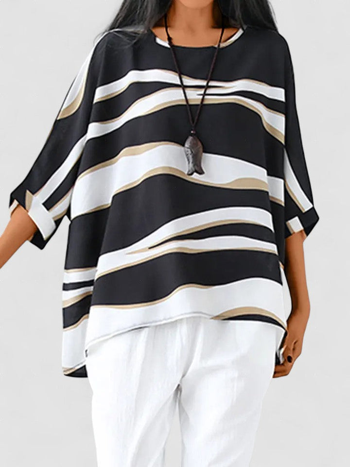 Paesyn – Bluză stilată cu guler O