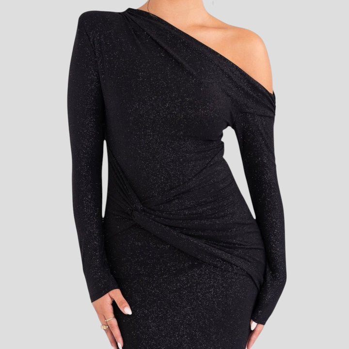 Irina | Rochie elegantă cu un umăr gol