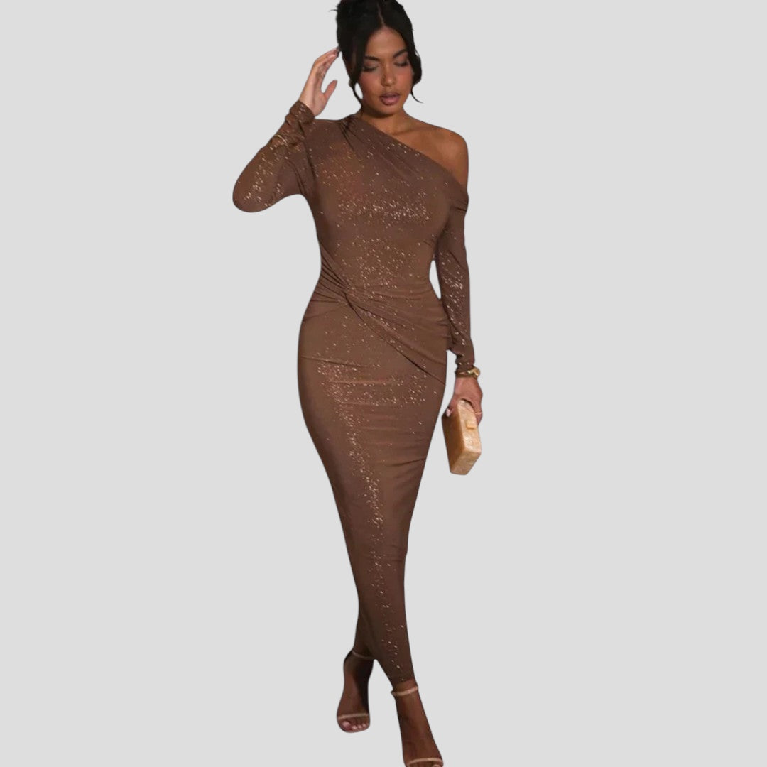 Irina | Rochie elegantă cu un umăr gol