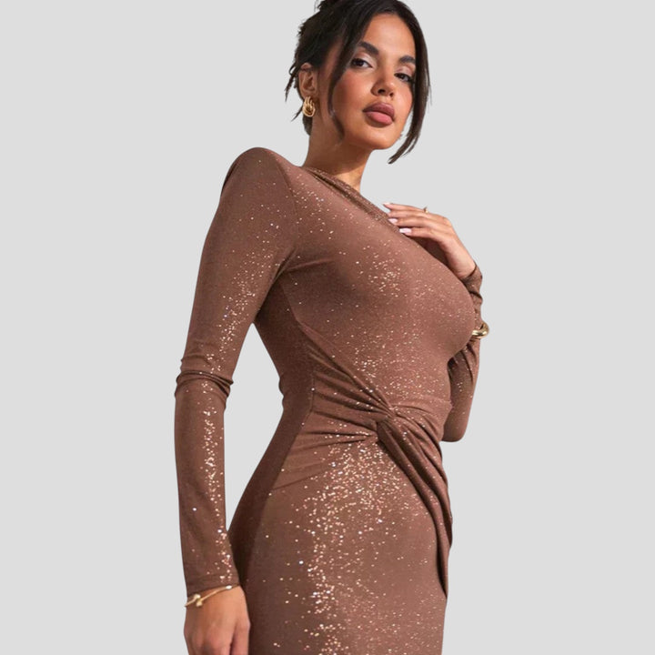 Irina | Rochie elegantă cu un umăr gol