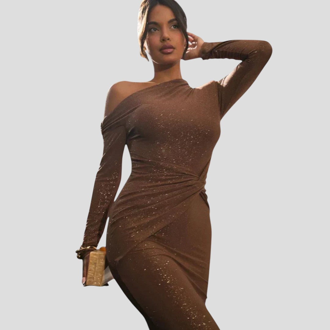 Irina | Rochie elegantă cu un umăr gol