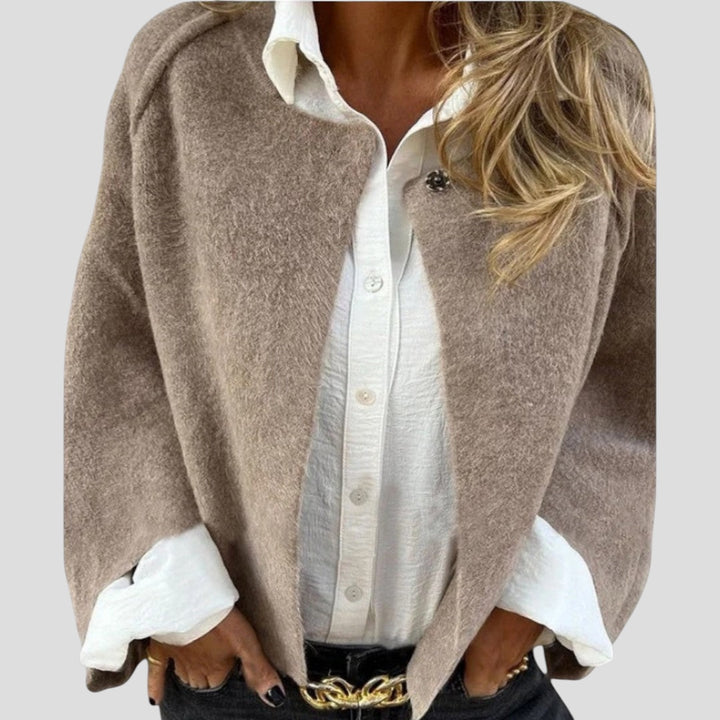 Mirela | Jachetă scurtă cu mâneci elegante, fluide